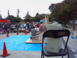 実際に実演