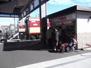 飲食可能な客車エリア