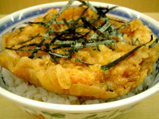 海鮮かき揚げ丼(ご飯大盛り)