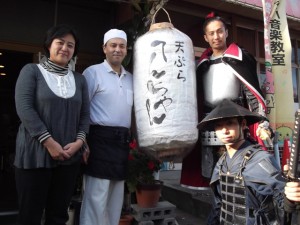 信長さんと亀吉さんとともに