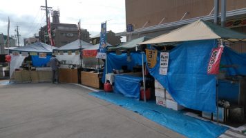 鳴海ここよい祭り 当店ブース付近の様子