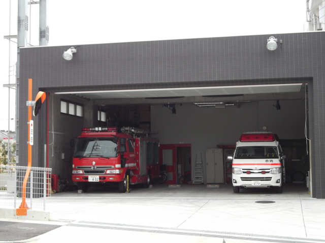 消防車2台と新規で救急車1台を配置