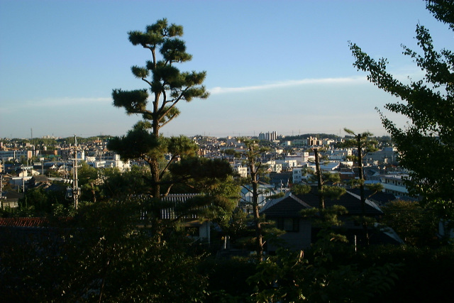 砦公園から南方を望む